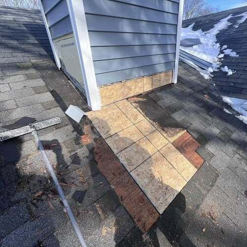 patching on a shingle roof