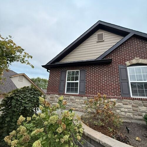 soffit and fascia on a home